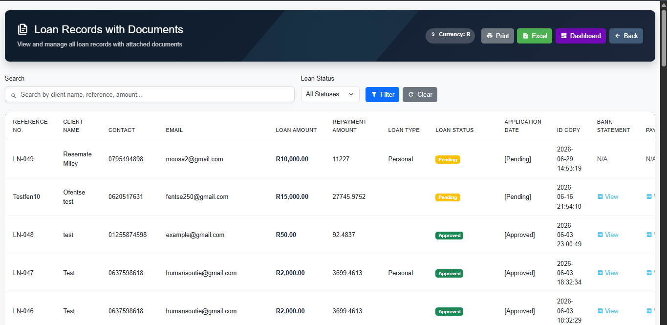 Income Report